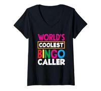 Mujer El jugador de bingo más genial del mundo Camiseta Cuello V