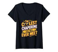 Mujer El Mejor chaperón Que jamás conocerás Confidence Humor Camiseta Cuello V