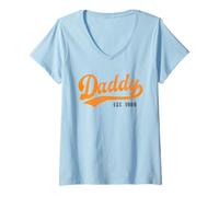 Mujer El Mejor papá del Mundo - no es Broma - Papá Desde 1989 Camiseta Cuello V