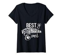 Mujer El Mejor Veterinario de Todos los Tiempos, Veterinario Camiseta Cuello V