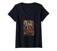 Mujer El niño al Que llamaron Billy Western Cowboy Sheriff Camiseta Cuello V
