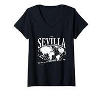 Mujer El Orgullo de la Patria de Sevilla Camiseta Cuello V