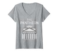 Mujer El Panteón Roma Hombres Mujeres Niños Regalo Camiseta Cuello V