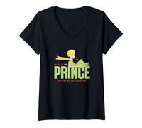 Mujer El pequeño príncipe Antoine De Saint-Exupery Camiseta Cuello V