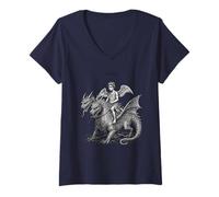 Mujer El Presidente Alado de Las Sombras Camiseta Cuello V