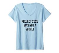 Mujer El Proyecto 2025 no fue un comentario político Secreto Camiseta Cuello V