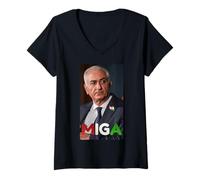 Mujer El Rey, Reza Pahlavi, IRÁN, Libre, Bandera, LEÓN, ÚLTIMA Batalla Camiseta Cuello V