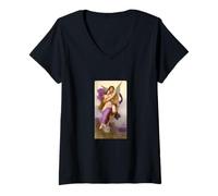 Mujer El secuestro de psique mitología Griega Arte Camiseta Cuello V
