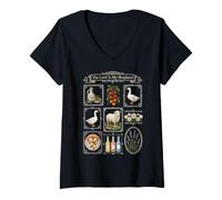 Mujer El Señor es Mi Pastor Cristiana Fe Biblia Salmo 23 Camiseta Cuello V