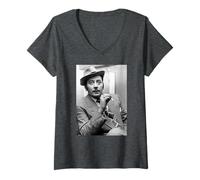 Mujer El Soldado del ejército de papá Joe Walker The Spiv James Beck Camiseta Cuello V