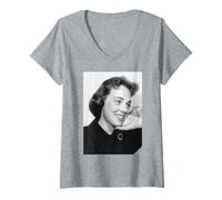 Mujer El Sonido de la música Mary Poppins Actriz Julie Andrews Camiseta Cuello V