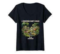 Mujer El sueño de una Noche de Verano de Shakespeare, acto III, Drama de Hadas Camiseta Cuello V