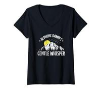 Mujer El susurro Suave de Alpine Dawn Camiseta Cuello V