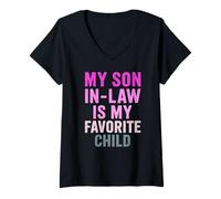 Mujer El yerno es mi Hijo Favorito Camiseta Cuello V