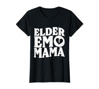 Mujer Elder Emo Mama para Millennial Emo Moms & Ex Scene Queens Camiseta