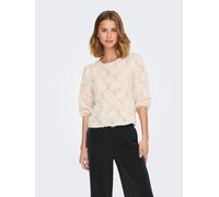 Mujer Elegante Blusa Manga 3/4 Malla Flores Top JDYKING NUEVO