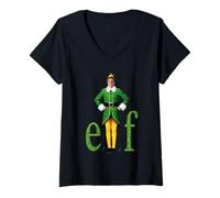 Mujer Elf Big Logo Camiseta Cuello V