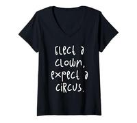 Mujer Elige Un Payaso Espera Un Circo Camiseta Cuello V