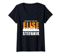 Mujer Elise Stefanik - New York Governor USA Camiseta Cuello V