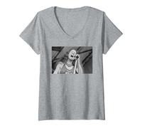 Mujer Elkie Brooks Live Vinagre Joe Dada Singer 1972 Camiseta Cuello V