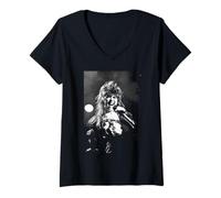 Mujer Elkie Brooks Solo Live Post Vinagre Joe 1989 Camiseta Cuello V