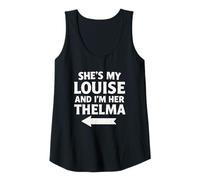 Mujer Ella es mi Louise y yo soy su flecha Thelma Camiseta sin Mangas