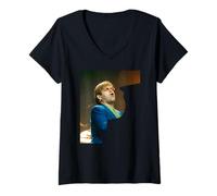 Mujer Elton John en Vivo La era de 1997 de Candle In The Wind Camiseta Cuello V