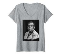 Mujer Elton John vuelve a la Gira USSA NYC 1979 Camiseta Cuello V