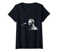 Mujer Elvis Costello y Las Atracciones Oliver's Army Live 1994 Camiseta Cuello V
