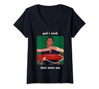 Mujer Elvisly Tuyo Elvis Presley Dios Desearía Que Fuera Yo Camiseta Cuello V