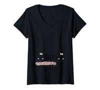 Mujer Embarazada Géminis Mamá Baby Girl Boy para La Madre Camiseta Cuello V