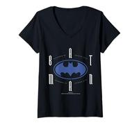 Mujer Emblema de Batman Defender Of Gotham City Camiseta Cuello V