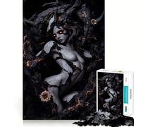 Mujer emergiendo de la Piedra Rompecabezas para Adultos 1000 Piezas Juego de estimulación cognitiva Diseño Ajustado sin Huecos Regalo de cumpleaños Juguete para ejercitar la Mente (50x75cm)