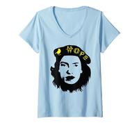 Mujer Emily Dickinson Esperanza Che Guevara Diseño Dickinsen Poeta Camiseta Cuello V