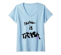 Mujer Emily in Paris Fashion is Trash Camiseta Cuello V