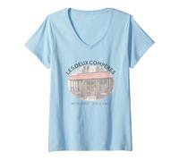 Mujer Emily in Paris Les Deux Comperes Camiseta Cuello V