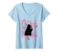 Mujer Emily in Paris Walking Fashion Type Camiseta Cuello V
