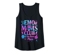 Mujer Emo Moms Club Skeleton Goth Nunca Fue Una Fase Camiseta sin Mangas