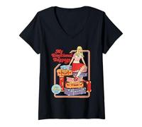 Mujer Emotional Baggage Sarcastic Retro Vintage Funny Adult Humor Camiseta Cuello V
