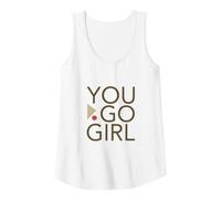 Mujer Empoderamiento de Las Mujeres y Las niñas motivacionales You Go Girl Camiseta sin Mangas