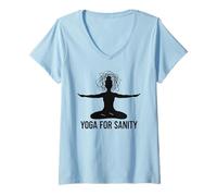 Mujer Empowered, Women Yoga Flow Inspirational Graphic Camiseta Cuello V