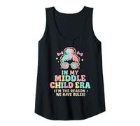 Mujer En la era de mi Hijo Medio Soy la razón por la Que Tenemos Reglas Camiseta sin Mangas