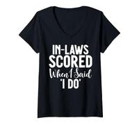 Mujer En Leyes anotado Cuando Dije Que Hago nuera Camiseta Cuello V