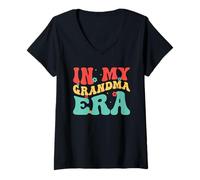 Mujer En Mi Abuela Era Mamá Nana Mimi Grammie Gigi Abuela Camiseta Cuello V