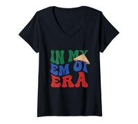 Mujer EN MI EM OI ERA Camiseta Cuello V