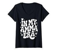 Mujer En mi era amma, Madre India del Sur, mamá Tamil Divertida Camiseta Cuello V