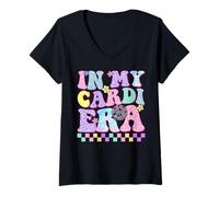 Mujer En mi Era Cardi Groovy Nombre Camiseta Cuello V