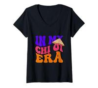 Mujer EN MI ERA CHI OI Camiseta Cuello V