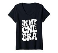 Mujer En mi era CNL, líder de enfermería clínica, liderazgo de enfermería Camiseta Cuello V