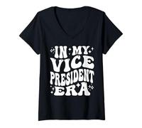 Mujer En mi era de vicepresidente, Divertido vicepresidente Oficial del Club Lindo líder Camiseta Cuello V